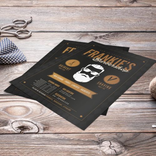 Flyers Frankies Barberstore